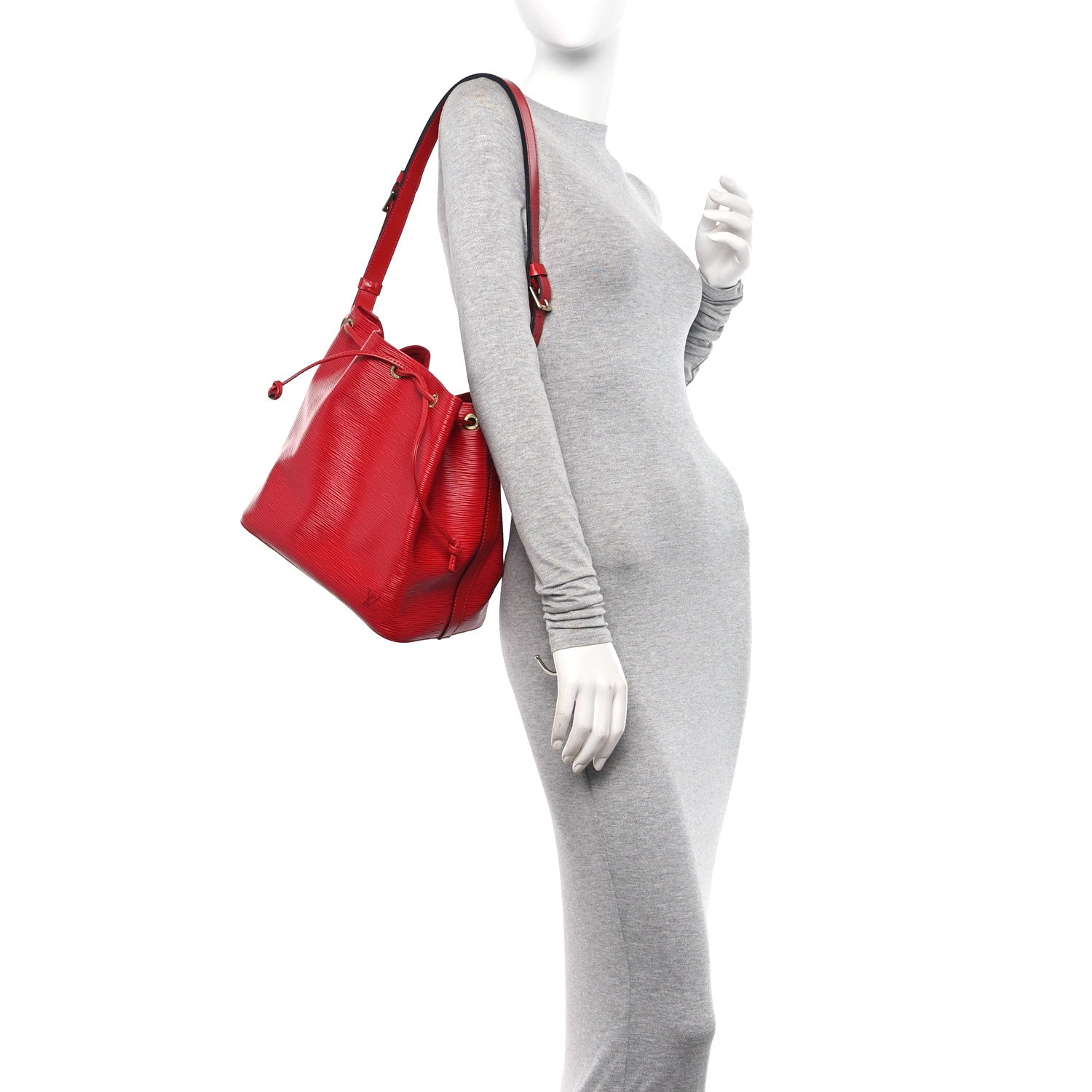 Louis Vuitton Epi Petit Noe Castillan Red 2 of 9