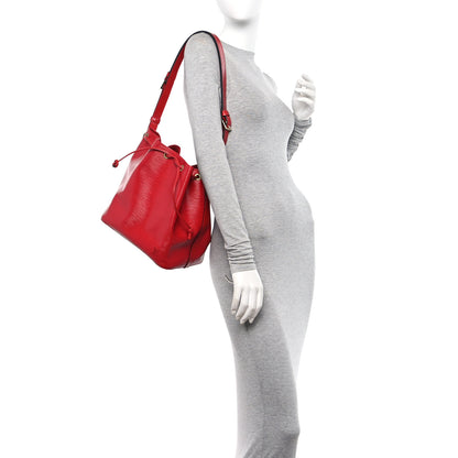 Louis Vuitton Epi Petit Noe Castillan Red 2 of 9