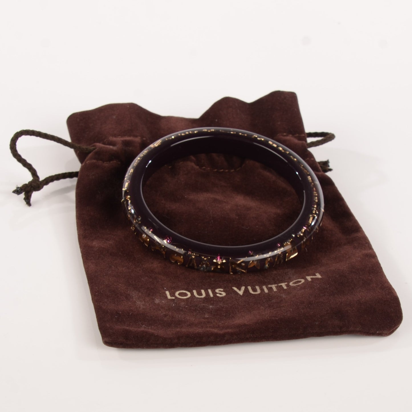Resin Swarovski PM Inclusion Bracelet M Amarante