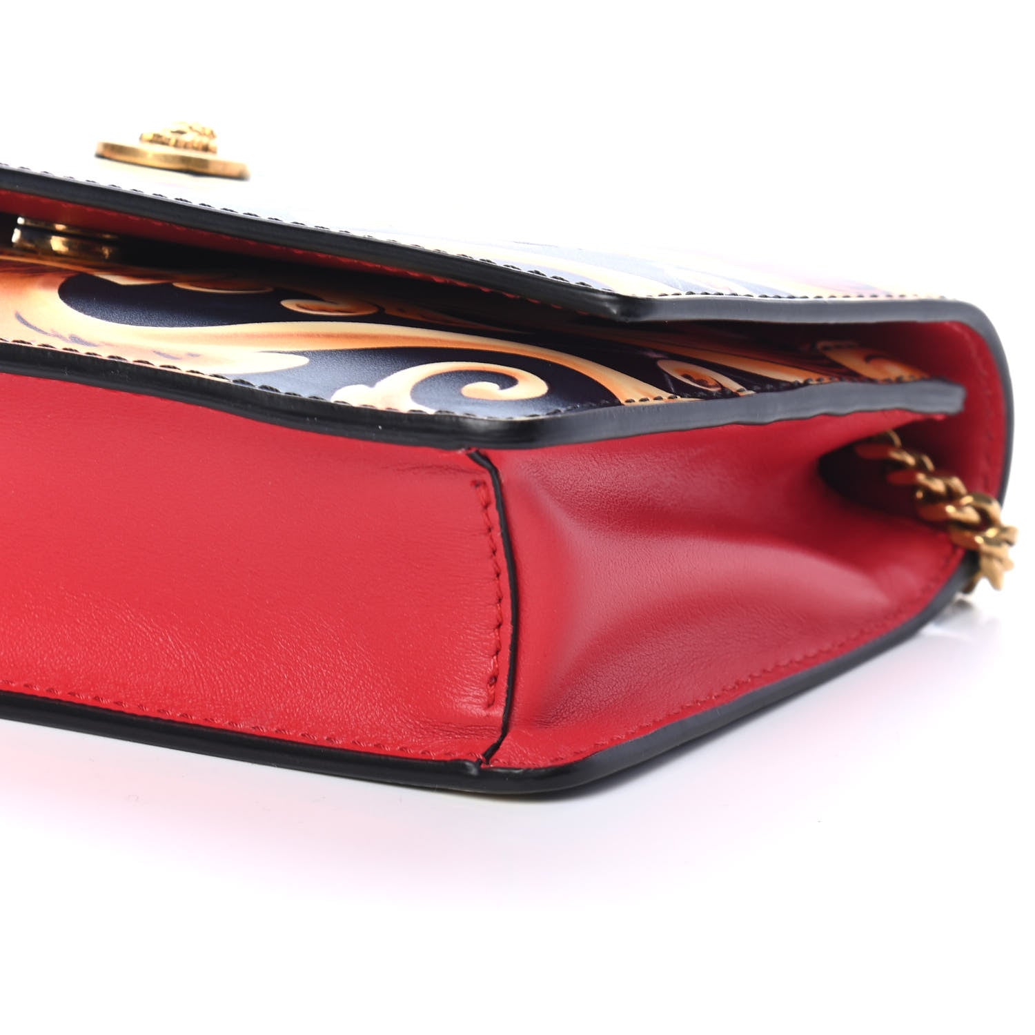 Versace X DISNEY Nappa Cinderella Print Chain Wallet Multicolor 8 of 8