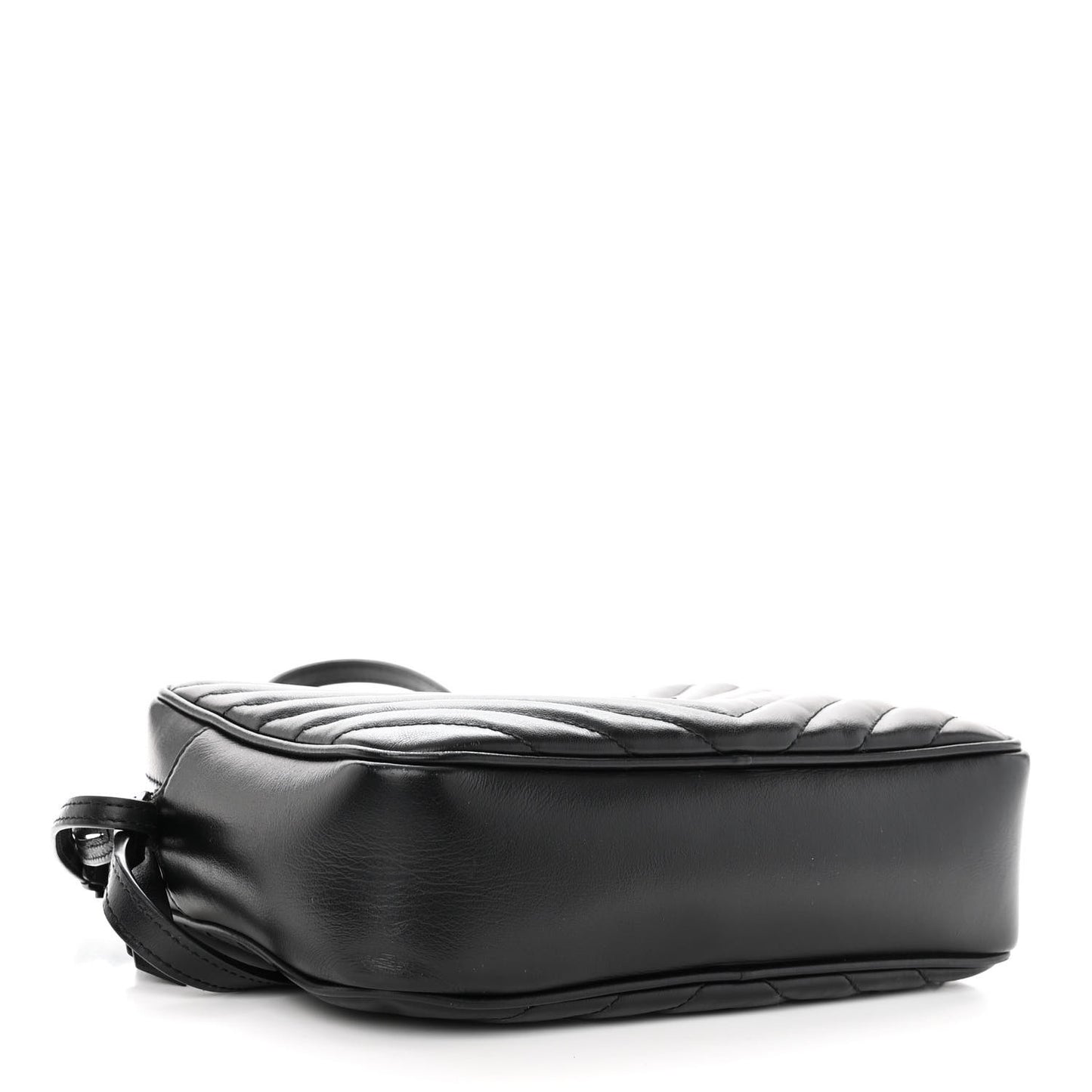 Calfskin Matelasse Monogram Monochrome Lou Camera Bag Black