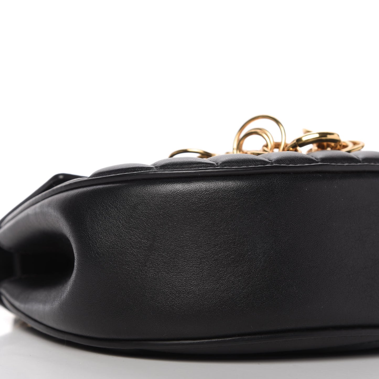 Calfskin Quilted Mini Drew Bijou Shoulder Bag Black