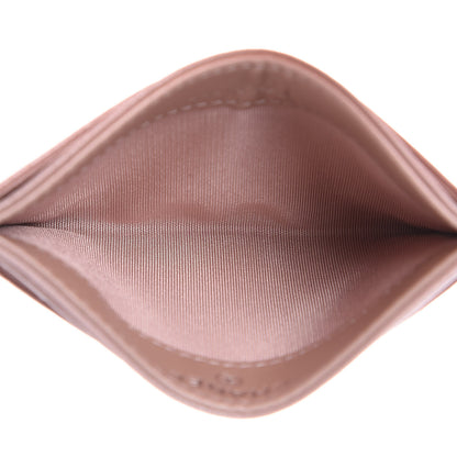 Chanel Goatskin Camellia Embossed Card Holder Light Pink 5 of 9