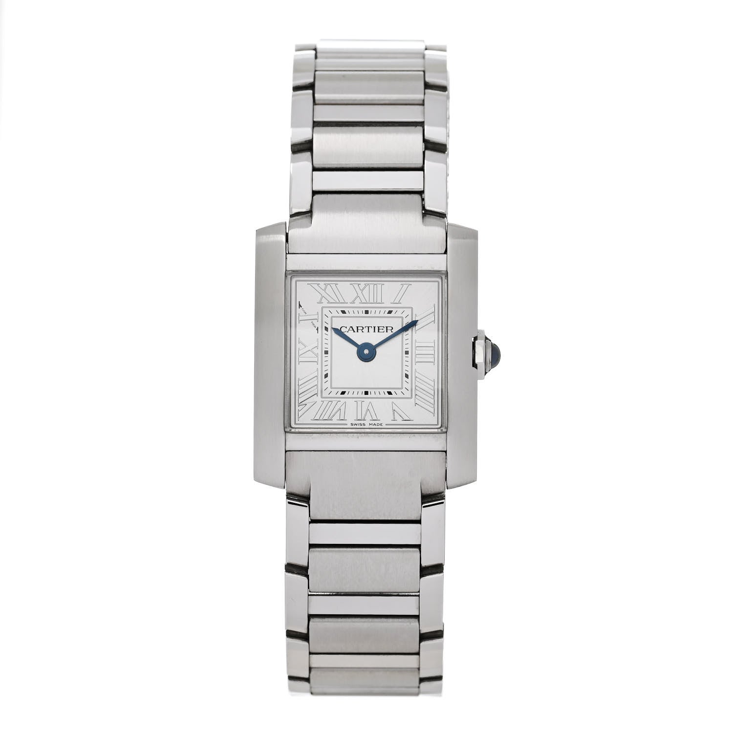 Cartier Stainless Steel 21mm Tank Francaise Quartz Watch Silver 1 of 5