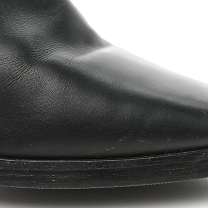 Gucci Calfskin Double G Knee High Boots 39 Black 13 of 15