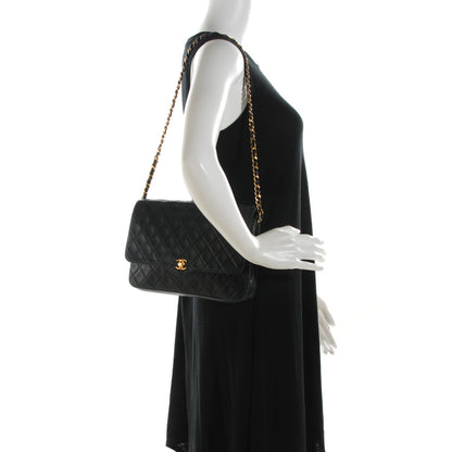 Chanel Lambskin Quilted Medium Single Flap Black 5 of 12