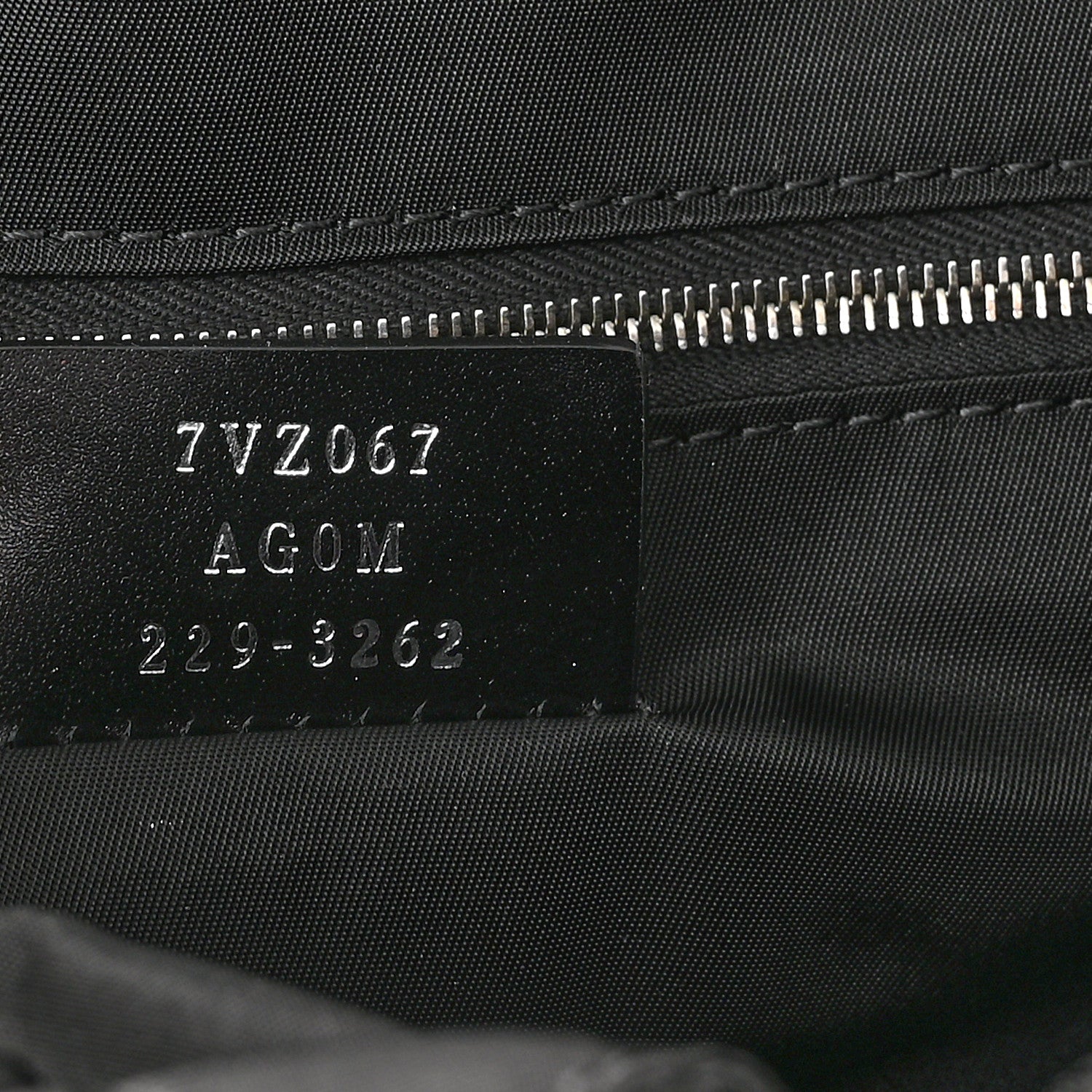 Fendi Recycled Fabric Jacquard Vitello Astro FF 1974 Small Fendiness Backpack Asfalto Black 6 of 9