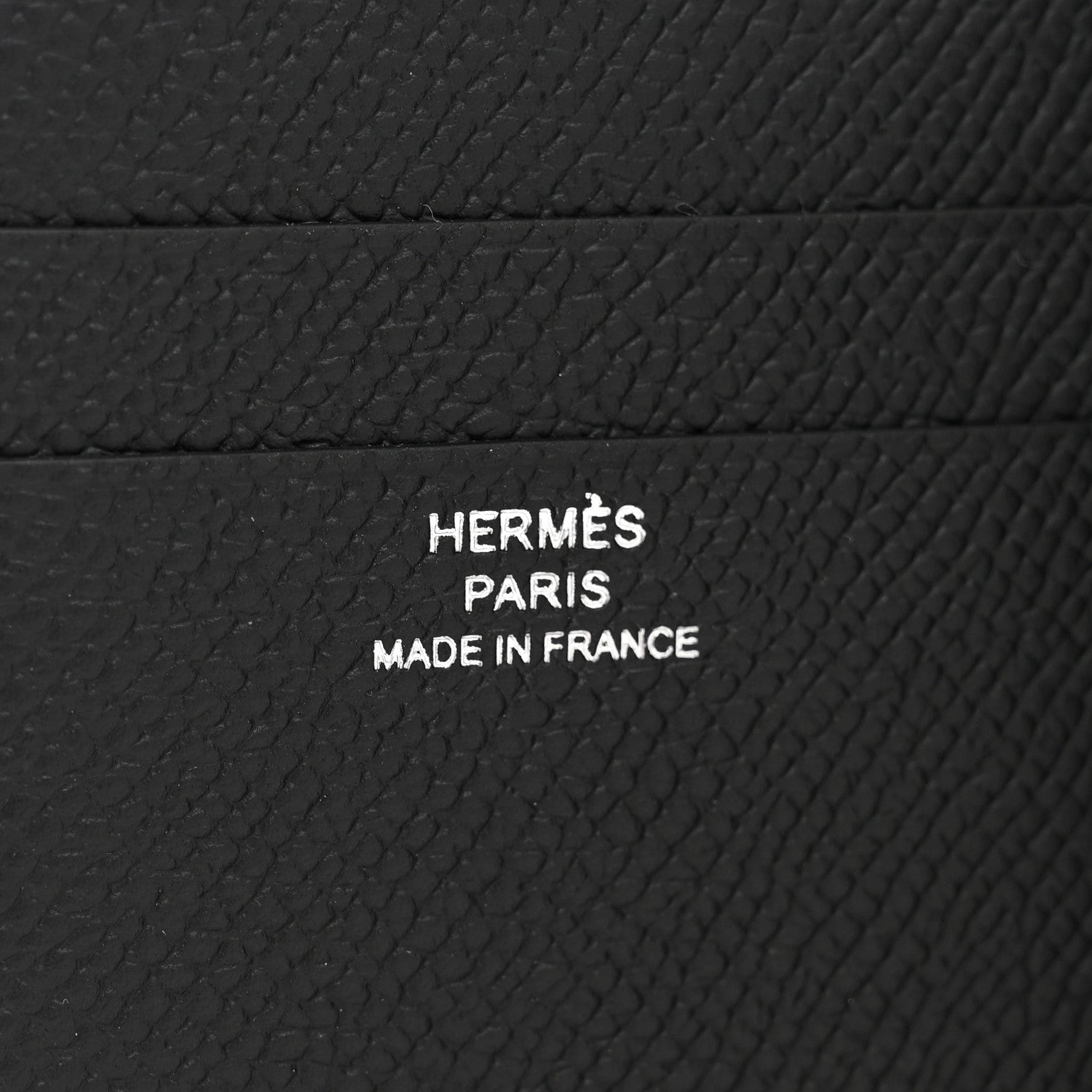 Hermes Epsom MC2 Euclide Card Holder Case Black 6 of 8