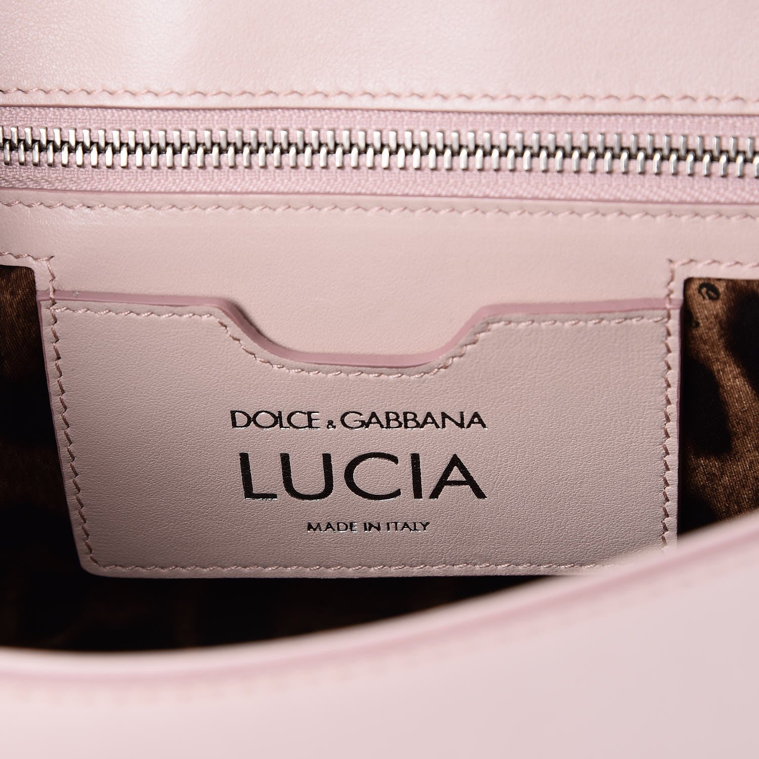 Dolce & Gabbana Calfskin Lucia Small Satchel Pink 7 of 7