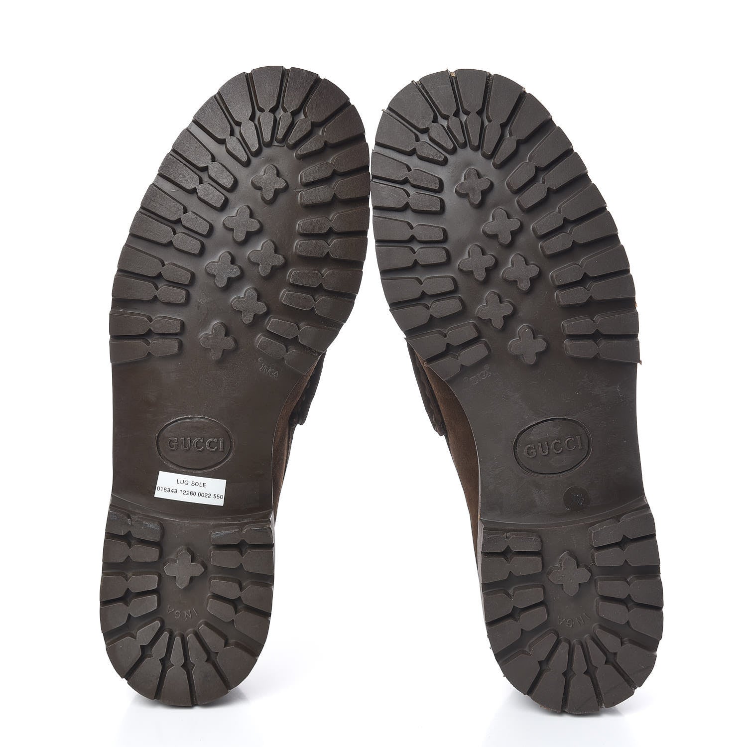 Gucci Suede Mens Horsebit Lug Sole Loafers 7.5 Jasper 5 of 11