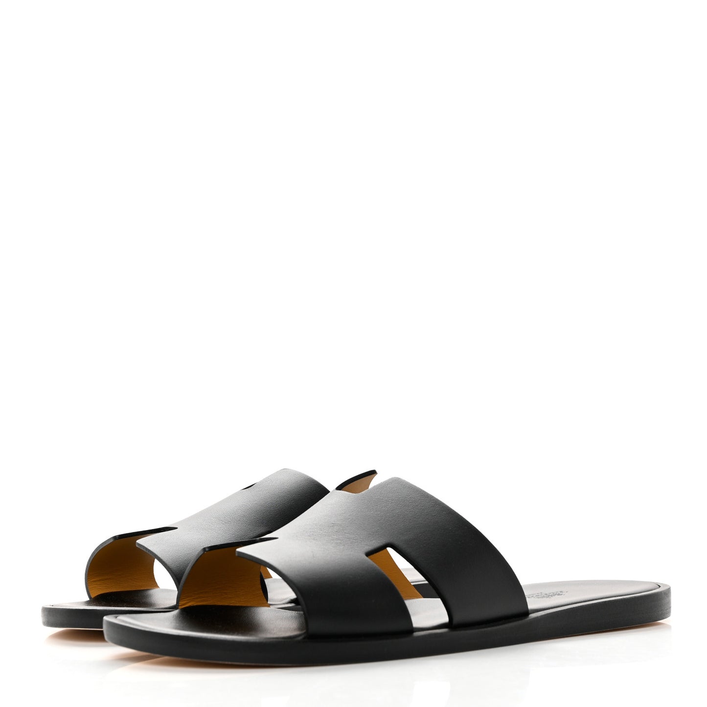 Calfskin Mens Izmir Sandals 41 Black