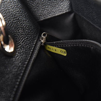 Chanel Caviar Quilted Grand Shopping Tote GST Black 9 of 10
