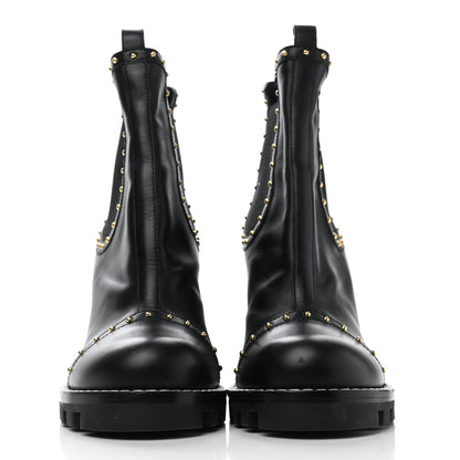 Louis Vuitton Calfskin Rockabilly Chelsea Ankle Boots 41 Black 2 of 8