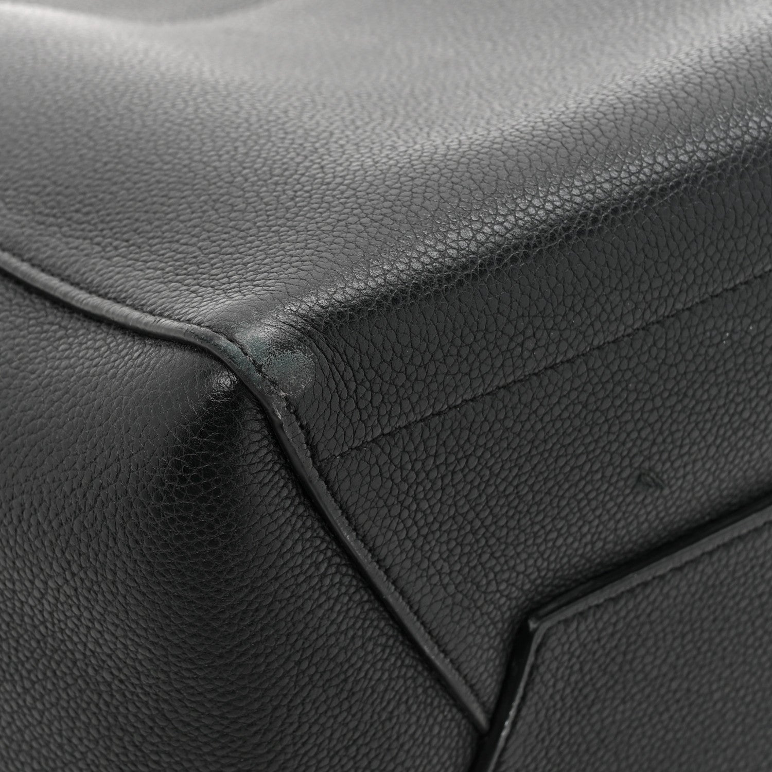 Celine Soft Grained Calfskin Sangle Bucket Bag Black 13 of 14