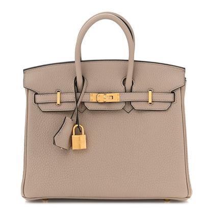 Hermes Togo Birkin 25 Gris Tourterelle 1 of 10