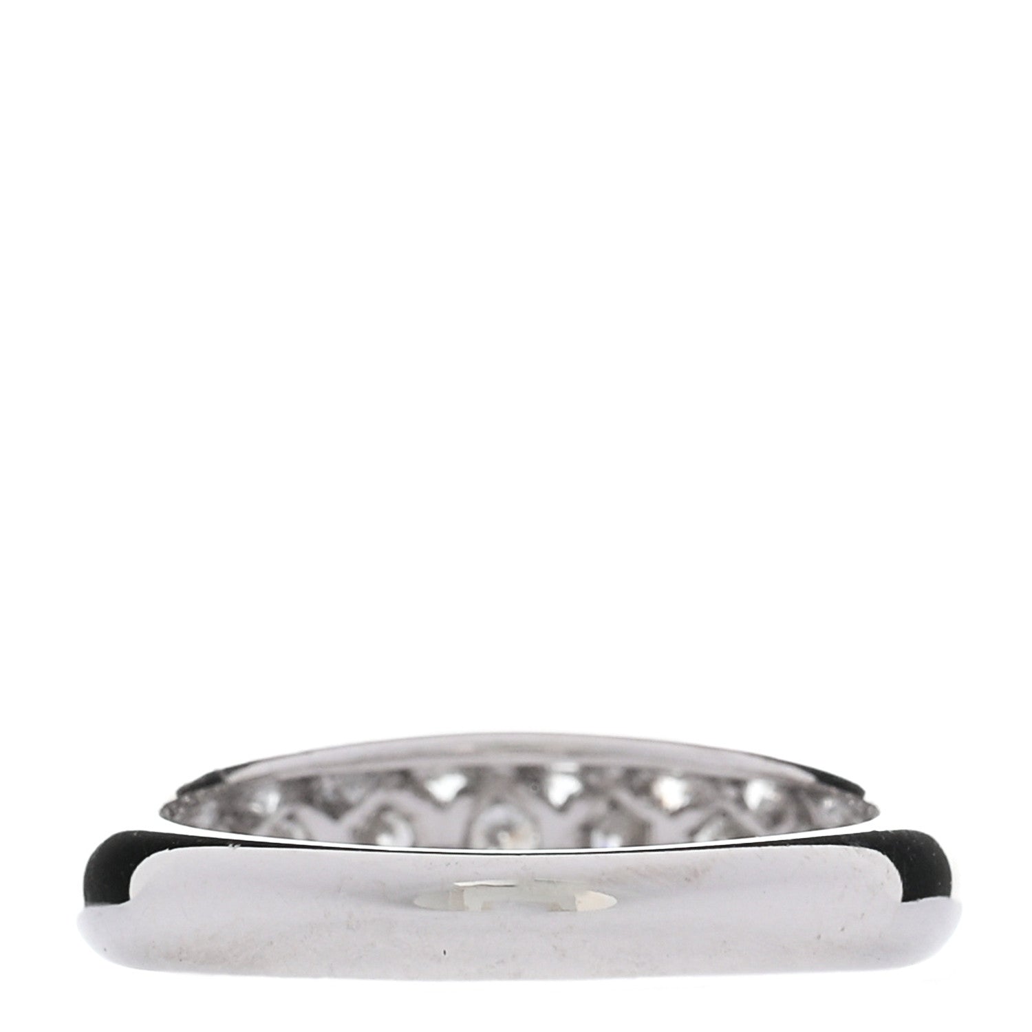 Parker & West by FASHIONPHILE Platinum Diamond 1.18ctw Three Row Dome Band Ring  52 6 4 of 10