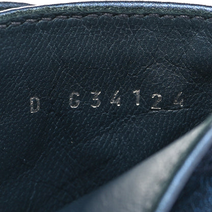 Chanel Calfskin Suede Cap Toe CC Short Boots 36 Navy Black 6 of 7