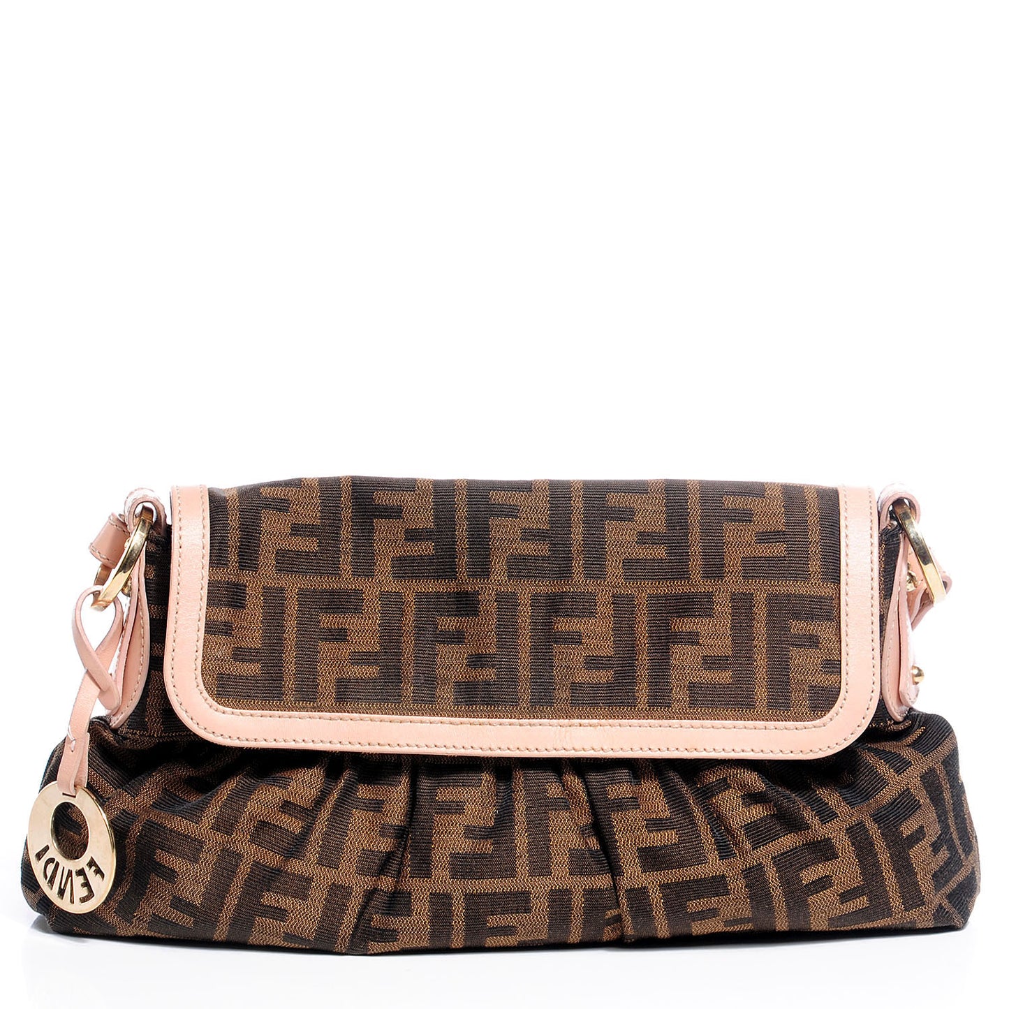 Zucca Cuoio Lucido Small Chef Shoulder Bag Tobacco Bois de Rose
