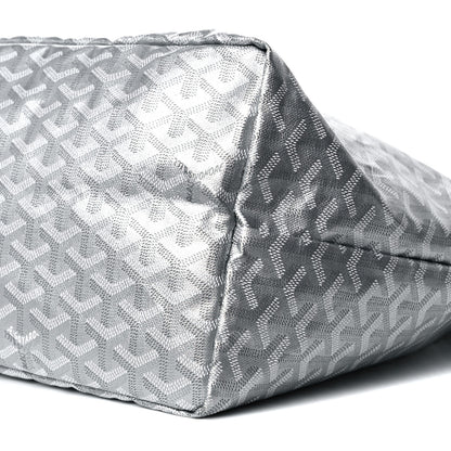 Goyard Goyardine Precious Metals Saint Louis GM Silver 8 of 8