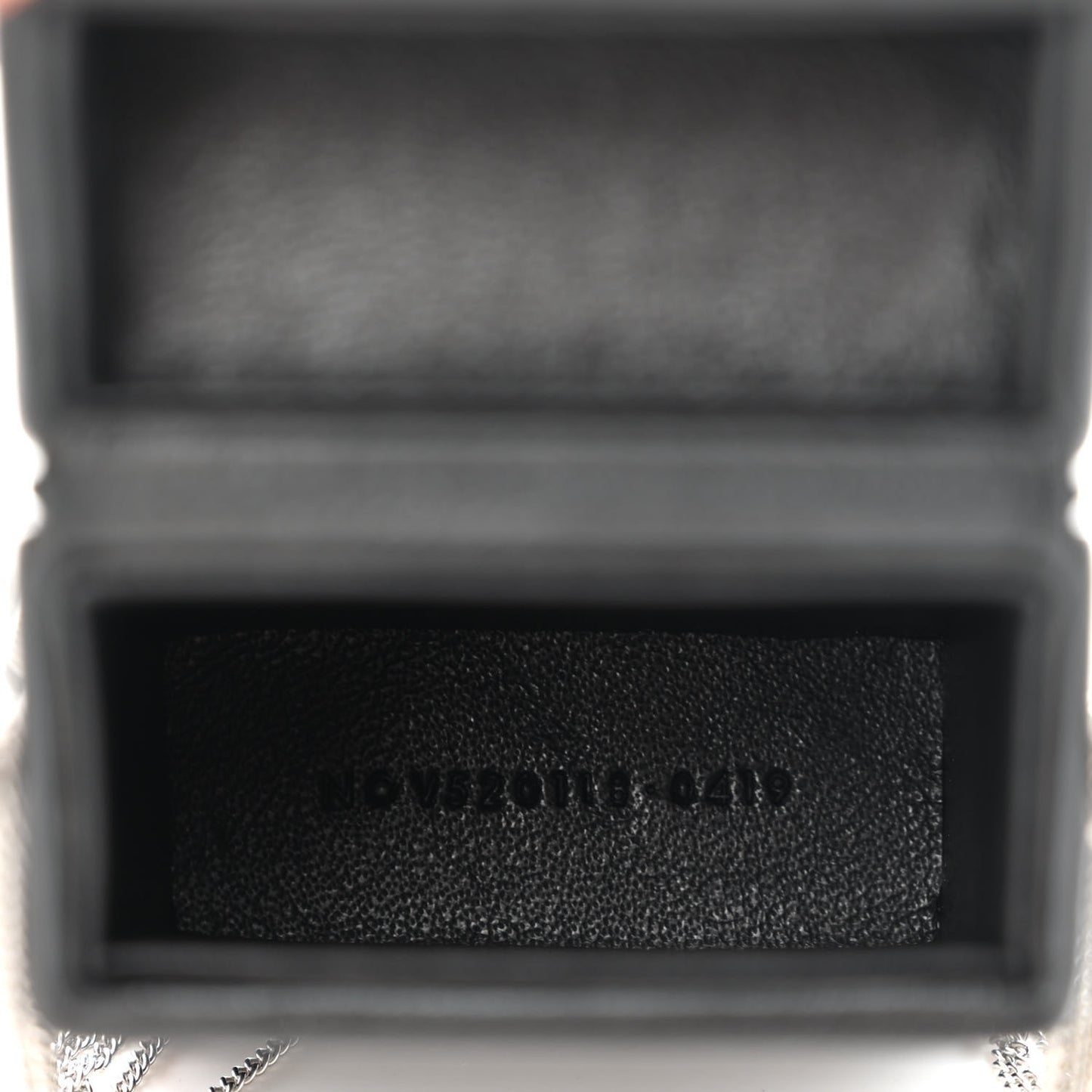 Lambskin Smoking Box Crossbody Black