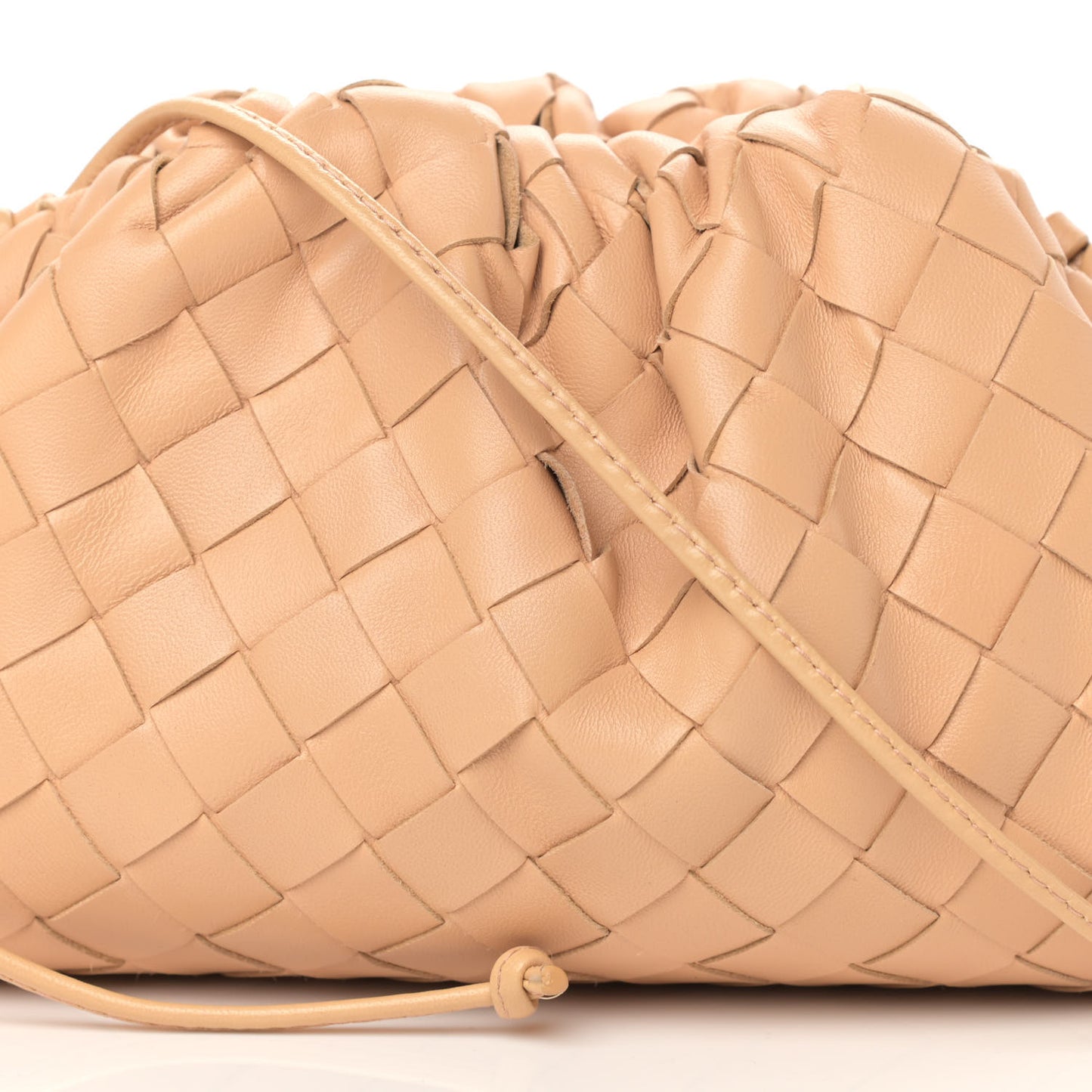 Nappa Intrecciato The Mini Pouch Almond
