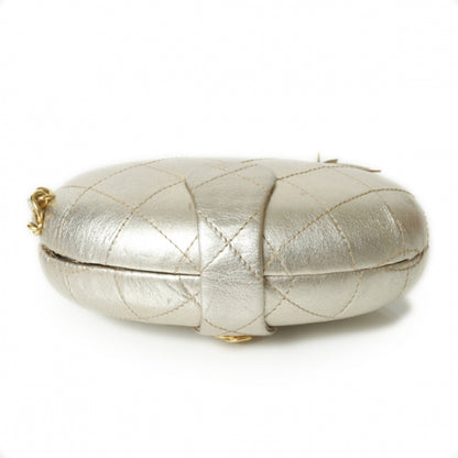 Chanel Hard Case Tassel Evening Bag Metallic 4 of 12