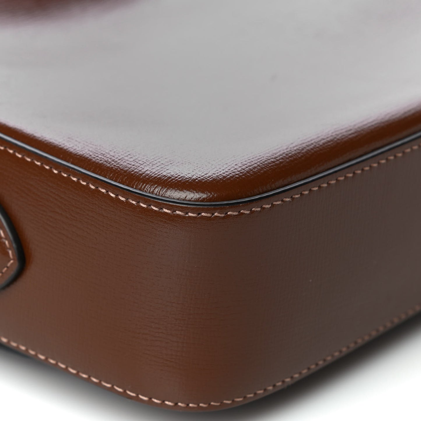 Azalea Calfskin Small Horsebit 1955 Shoulder Bag Brown Sugar