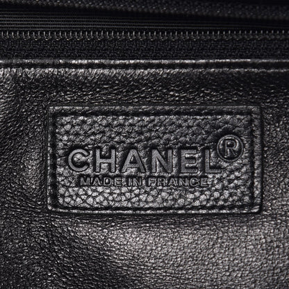 Chanel Caviar Patent Quilted Large Bowler Black 6 of 12