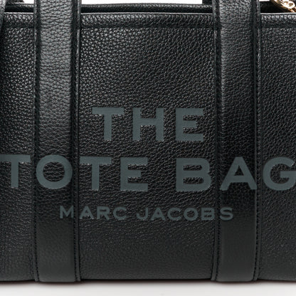 Marc Jacobs Grained Calfskin Small The Tote Bag Black 9 of 11
