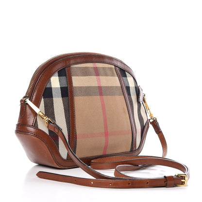 Burberry House Check Mini Orchard Crossbody Tan 3 of 15
