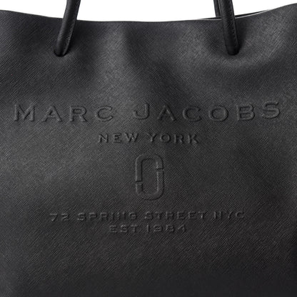 Marc Jacobs Calfskin Embossed Logo East West Shopper Tote Black 10 of 10