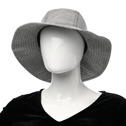 Hermes Linen Cotton Colette Bucket Hat 57 Black 2 of 9