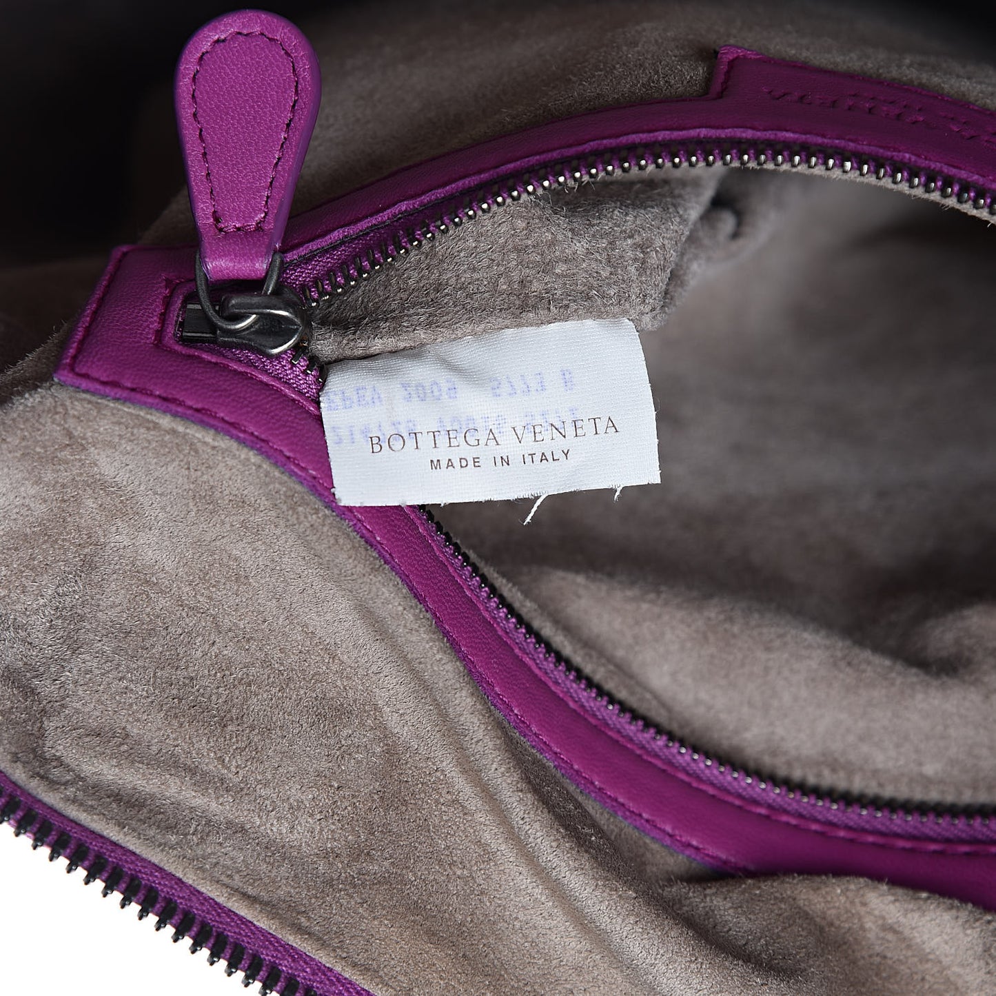 Nappa Intrecciato Top Handle Tote Orchid