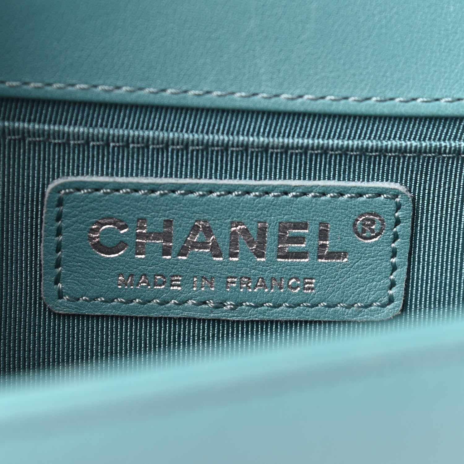 Chanel Calfskin Quilted Medium Boy Flap Turquoise 6 of 10