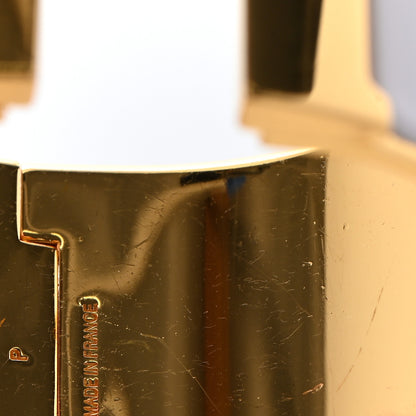 Hermes Enamel Extra Wide Clic Clac H Bracelet GM White 6 of 8
