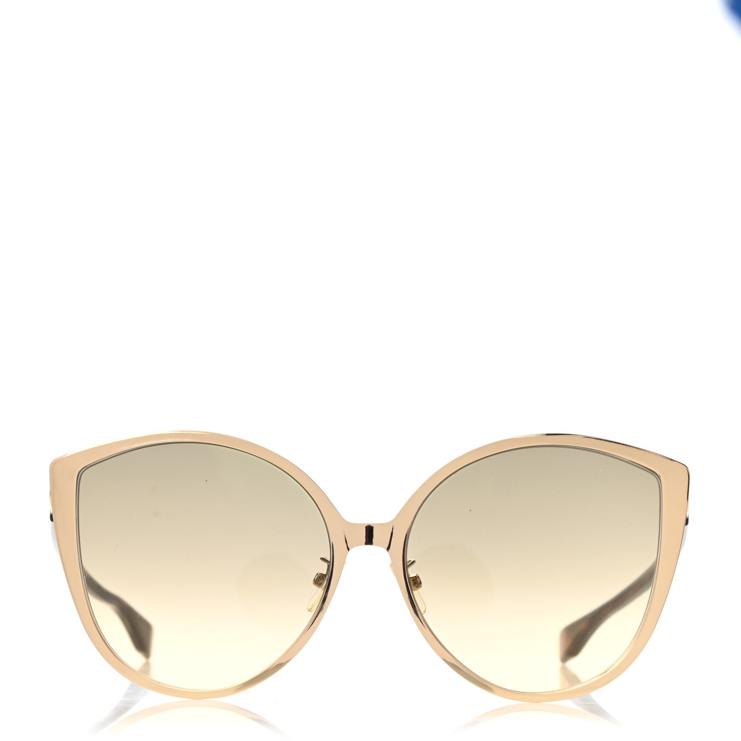 Fendi Cat Eye F is Fendi Sunglasses FF 0395/F/S Gold 2 of 7
