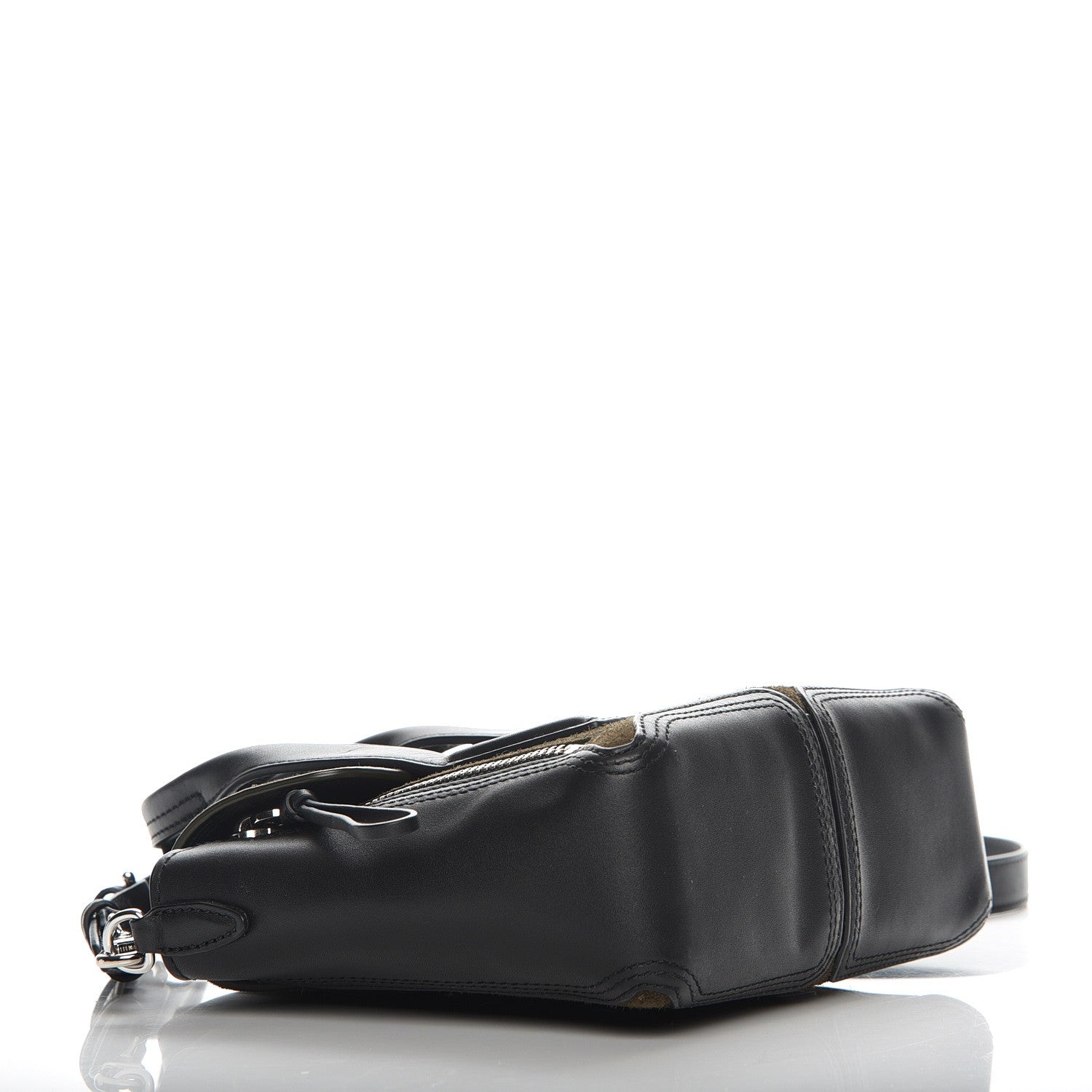3.1 Phillip Lim 3.1 Suede Calfskin Mini Pashli Satchel Dark Moss 4 of 7