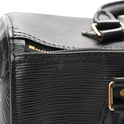 Louis Vuitton Epi Speedy 25 Black 14 of 22