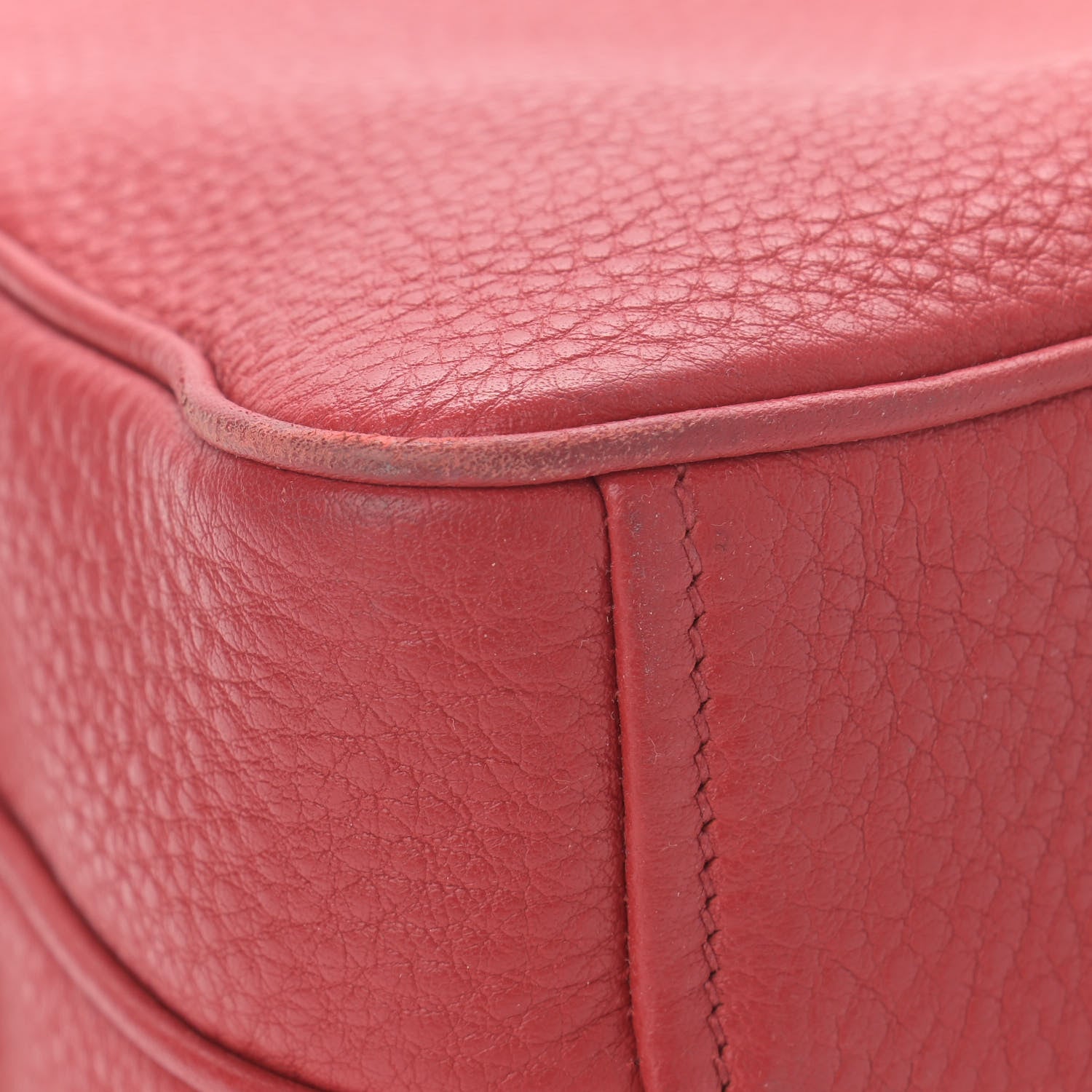 Prada Vitello Phenix Double Zip Camera Bag Rosso 13 of 16