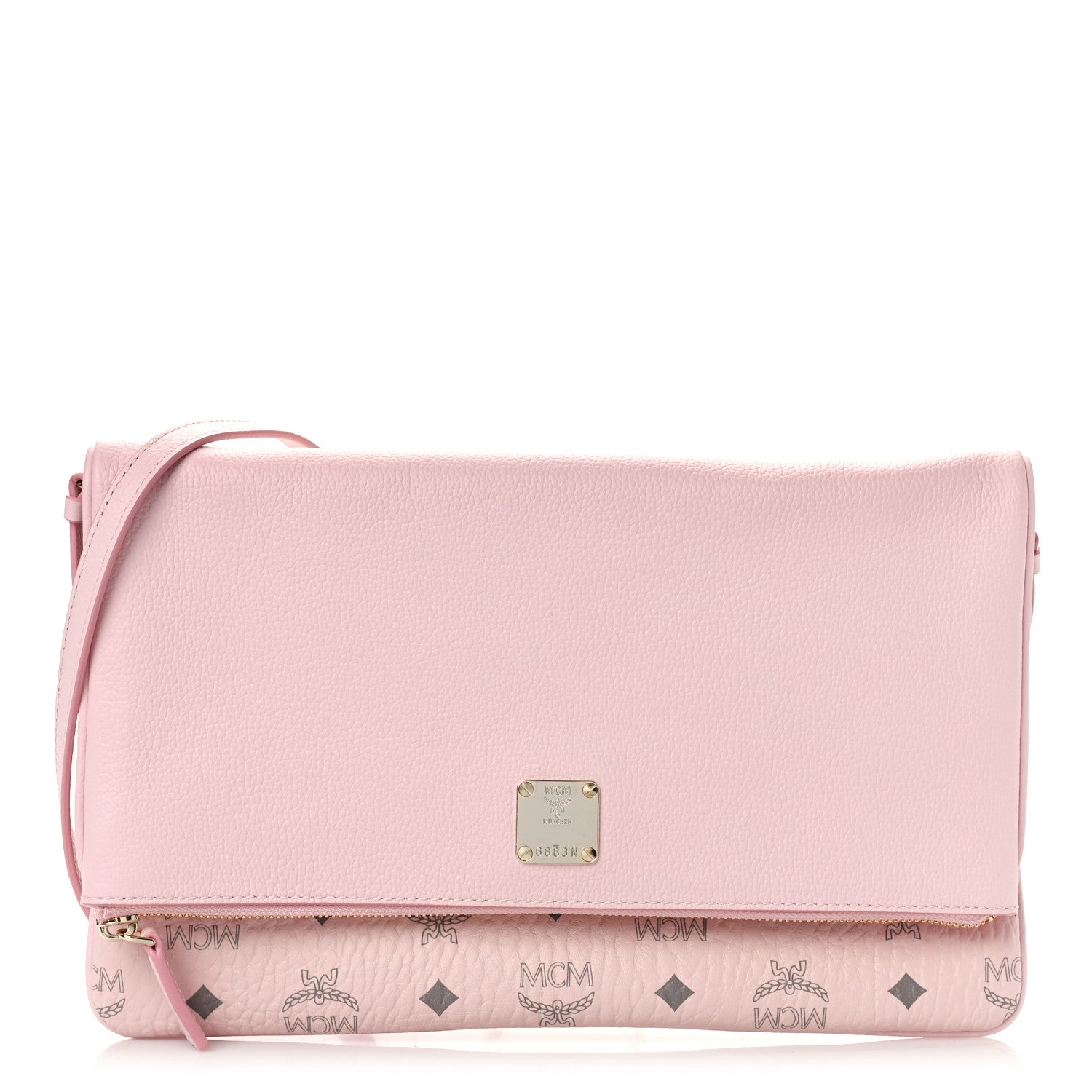 MCM Visetos Corina Crossbody Bag Powder Pink 1 of 8