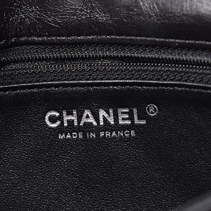 Chanel Aged Calfskin Chevron Quilted Reissue 2.55 Clutch Black 6 of 11