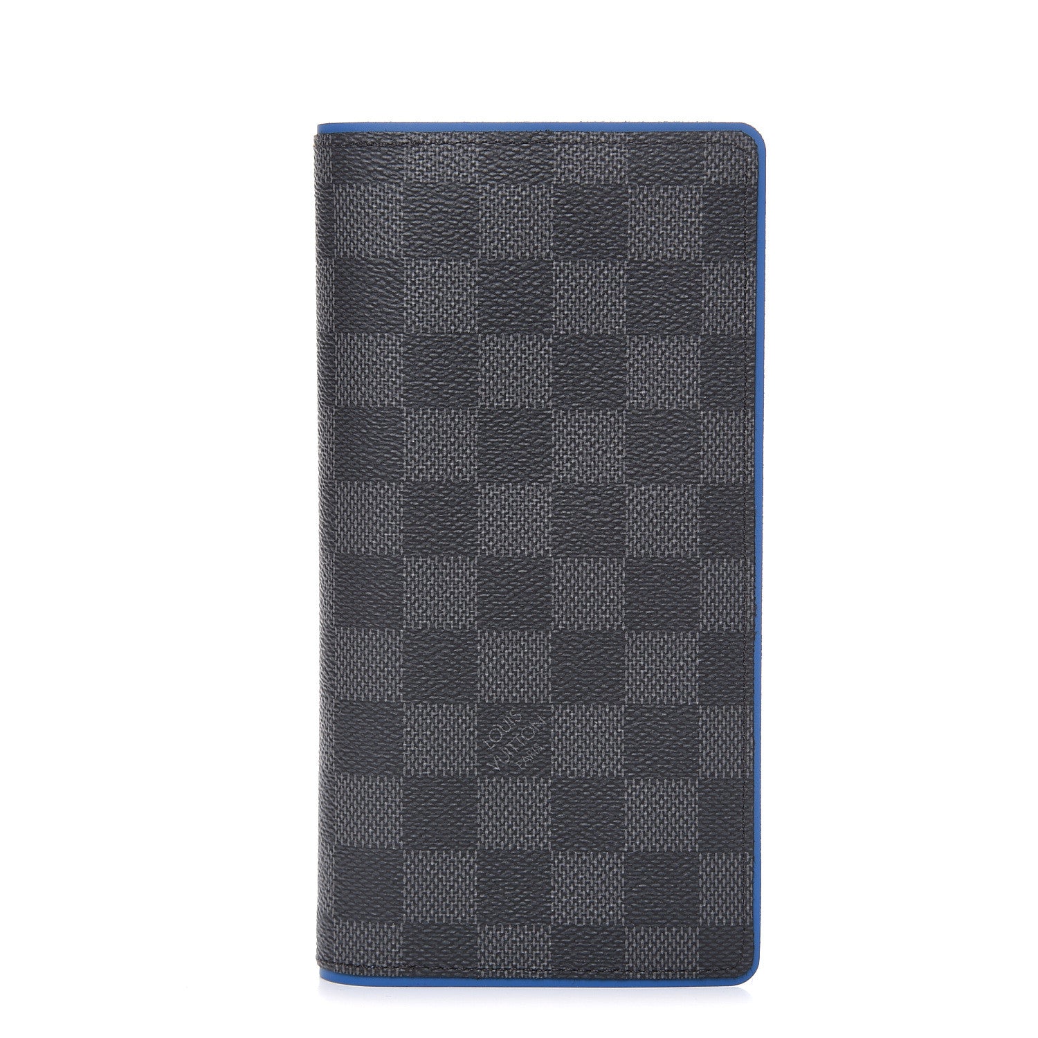 Louis Vuitton Damier Graphite Brazza Wallet Bleu Neon 1 of 7
