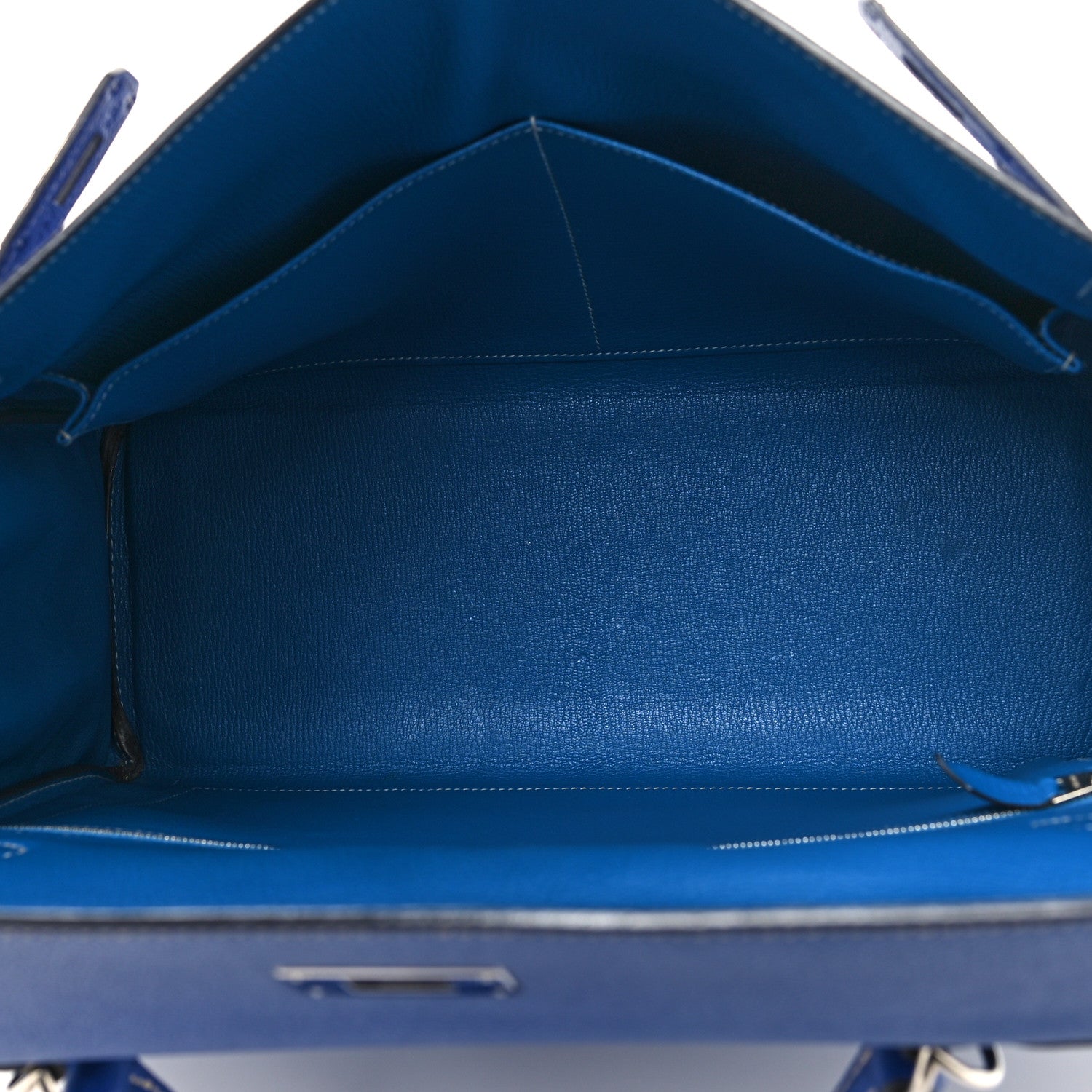 Hermes Epsom Candy Kelly Retourne 35 Bleu Electrique Mykonos 6 of 11