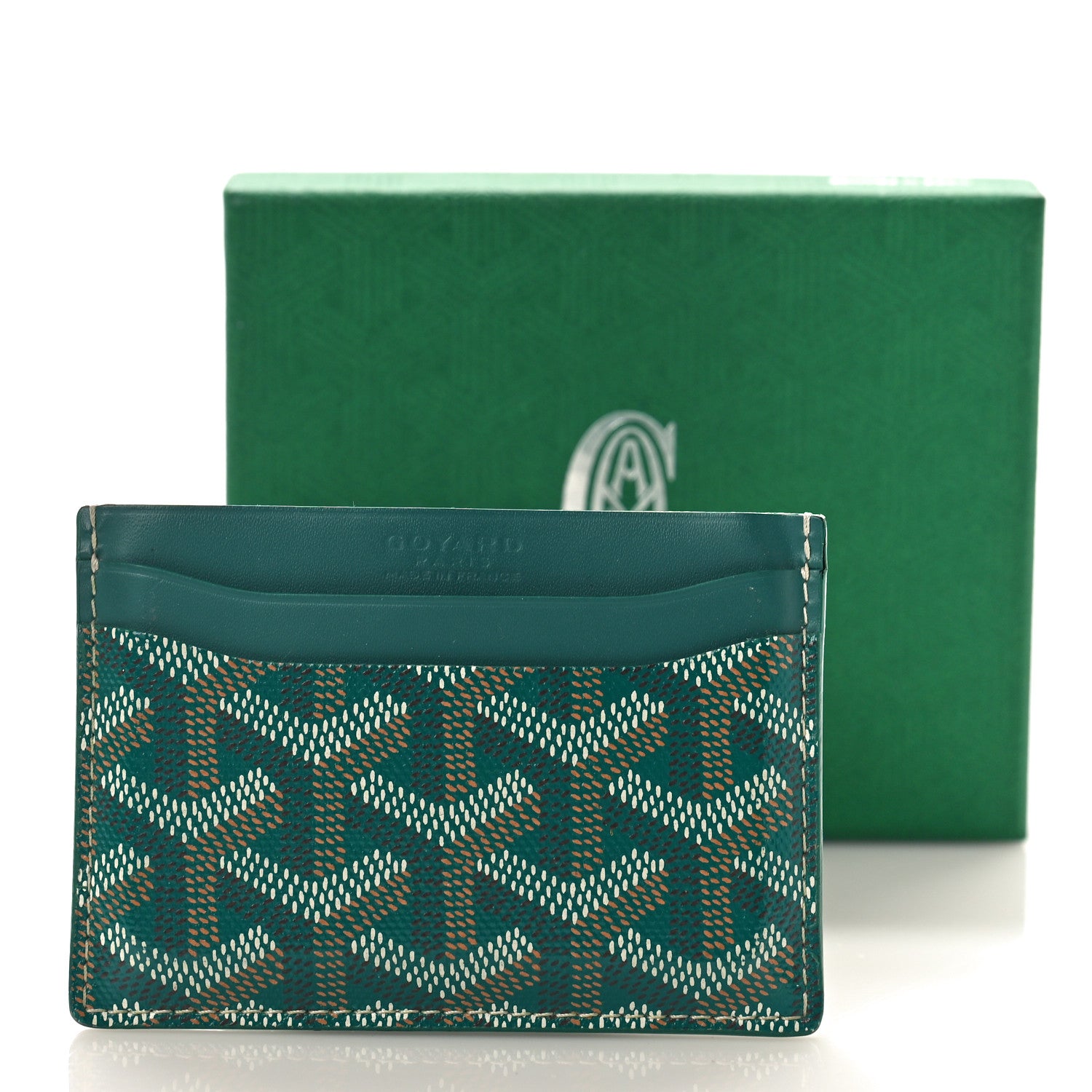 Goyard Goyardine Saint Sulpice Card Holder Green 9 of 9