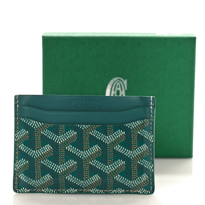 Goyard Goyardine Saint Sulpice Card Holder Green 9 of 9