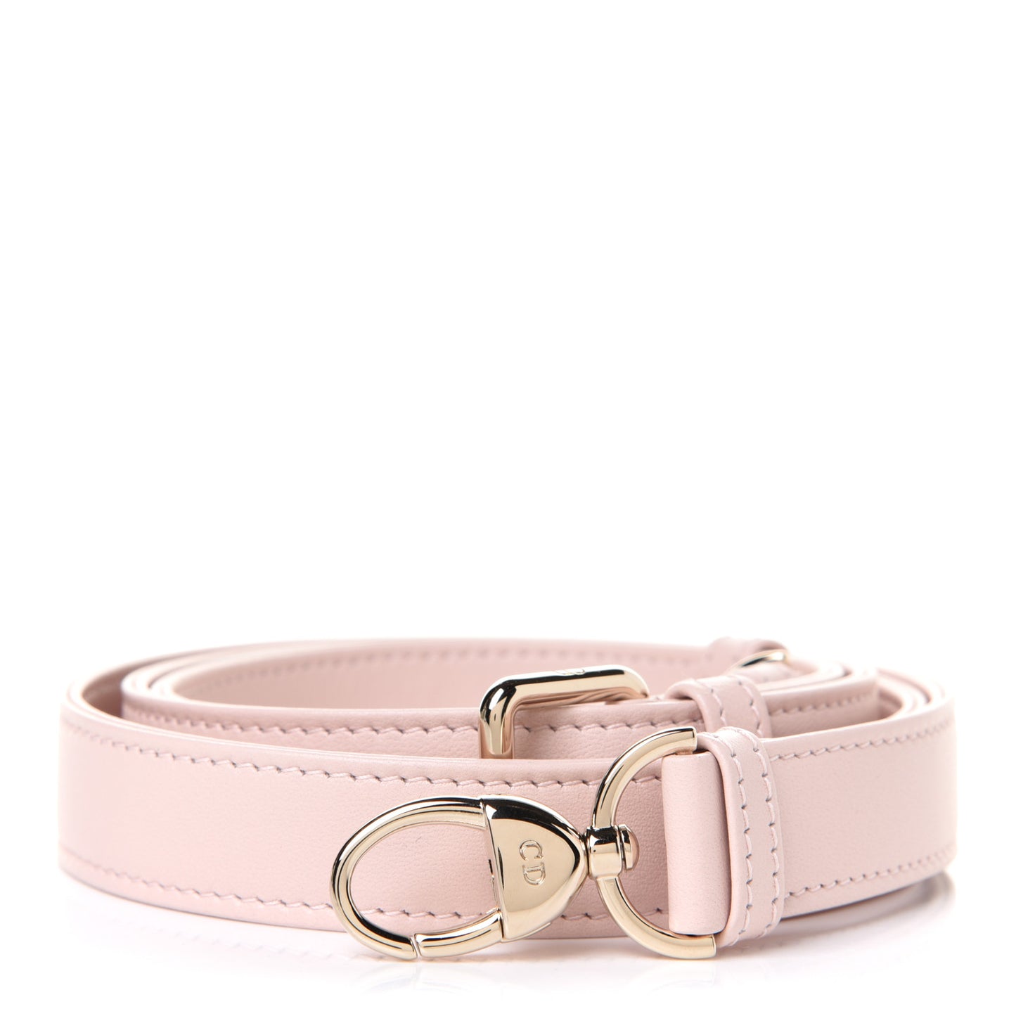 Lambskin Lady Dior Adjustable Shoulder Strap Light Pink