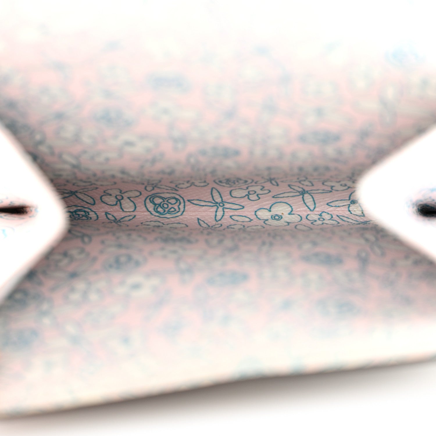 Louis Vuitton Monogram Fleuri Elise Wallet Rose 6 of 15