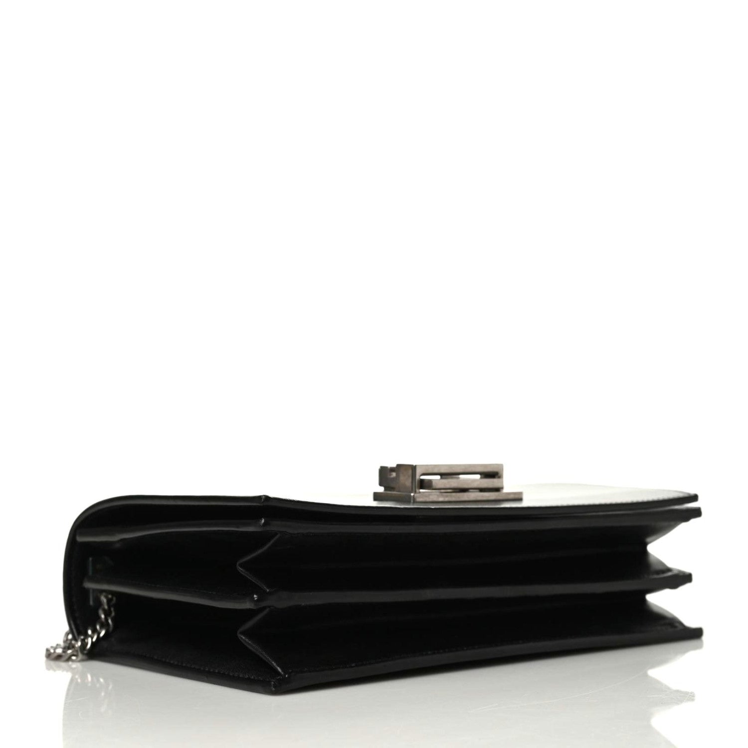 Saint Laurent Calfskin Metropolis Chain Shoulder Bag Black 5 of 10