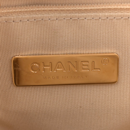 Chanel Lambskin Quilted Large Chanel 19 Flap Dark Beige 6 of 12