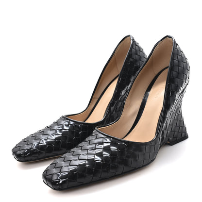 Bottega Veneta Nappa Intrecciato Comet Pumps 38 Black 4 of 8